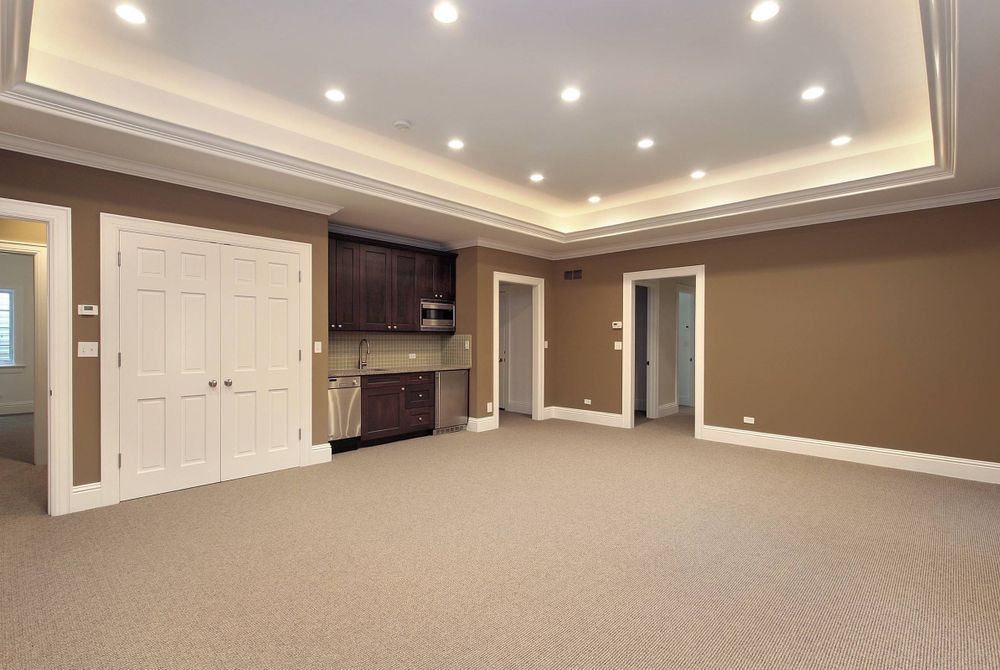 Hidden LED lighting is a great way to improve the lighting in your basement, especially if you have no way of increasing natural light
