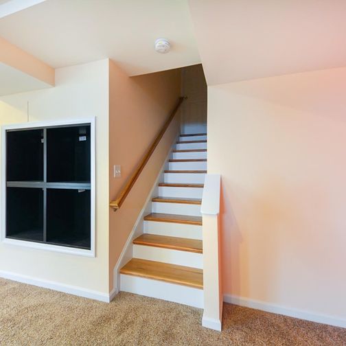 Stair-half-walls Stairs-and-railing for your basement ...