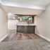 Basement remodel with beautiful wetbar and full bathroom, 