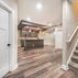 Basement remodel with beautiful wetbar and full bathroom, 