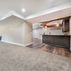 Basement remodel with beautiful wetbar and full bathroom, 