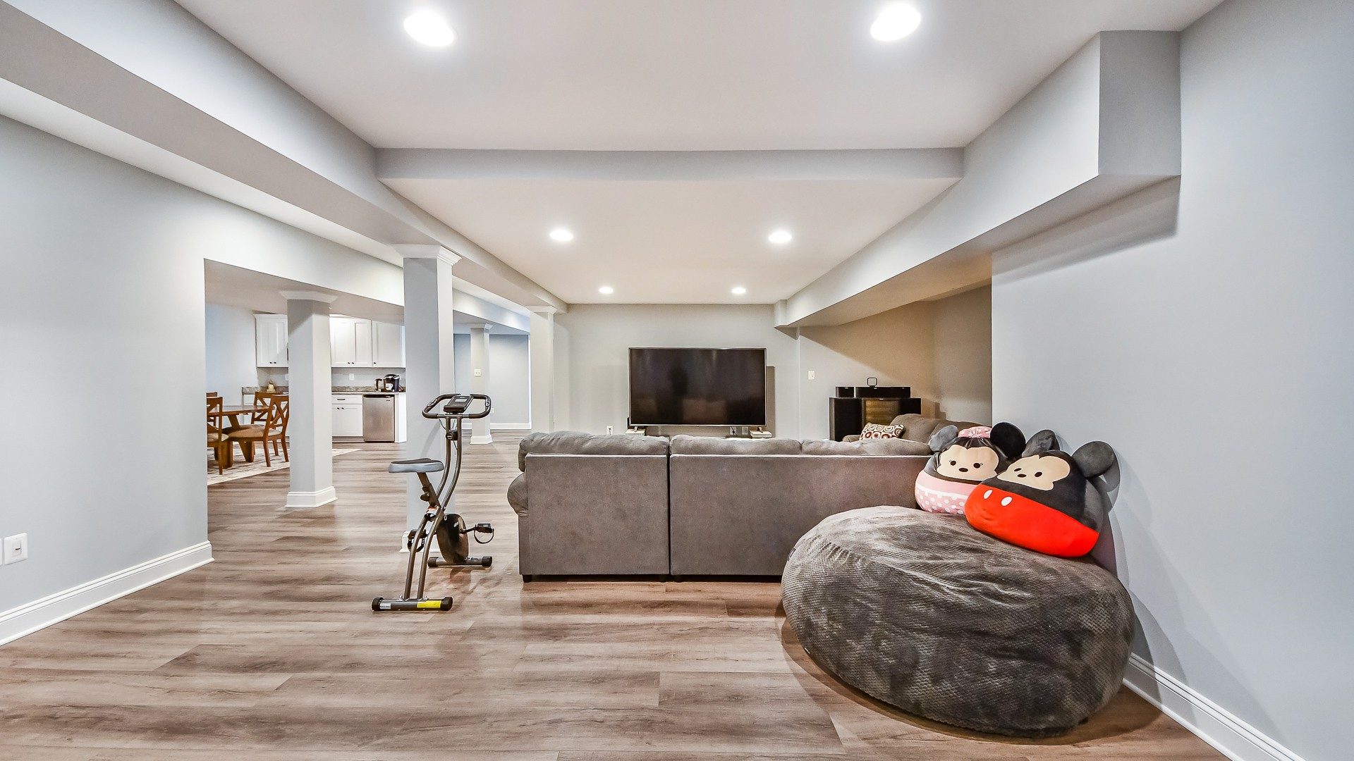 Relax in a Spacious Basement Remodel Ellicott City