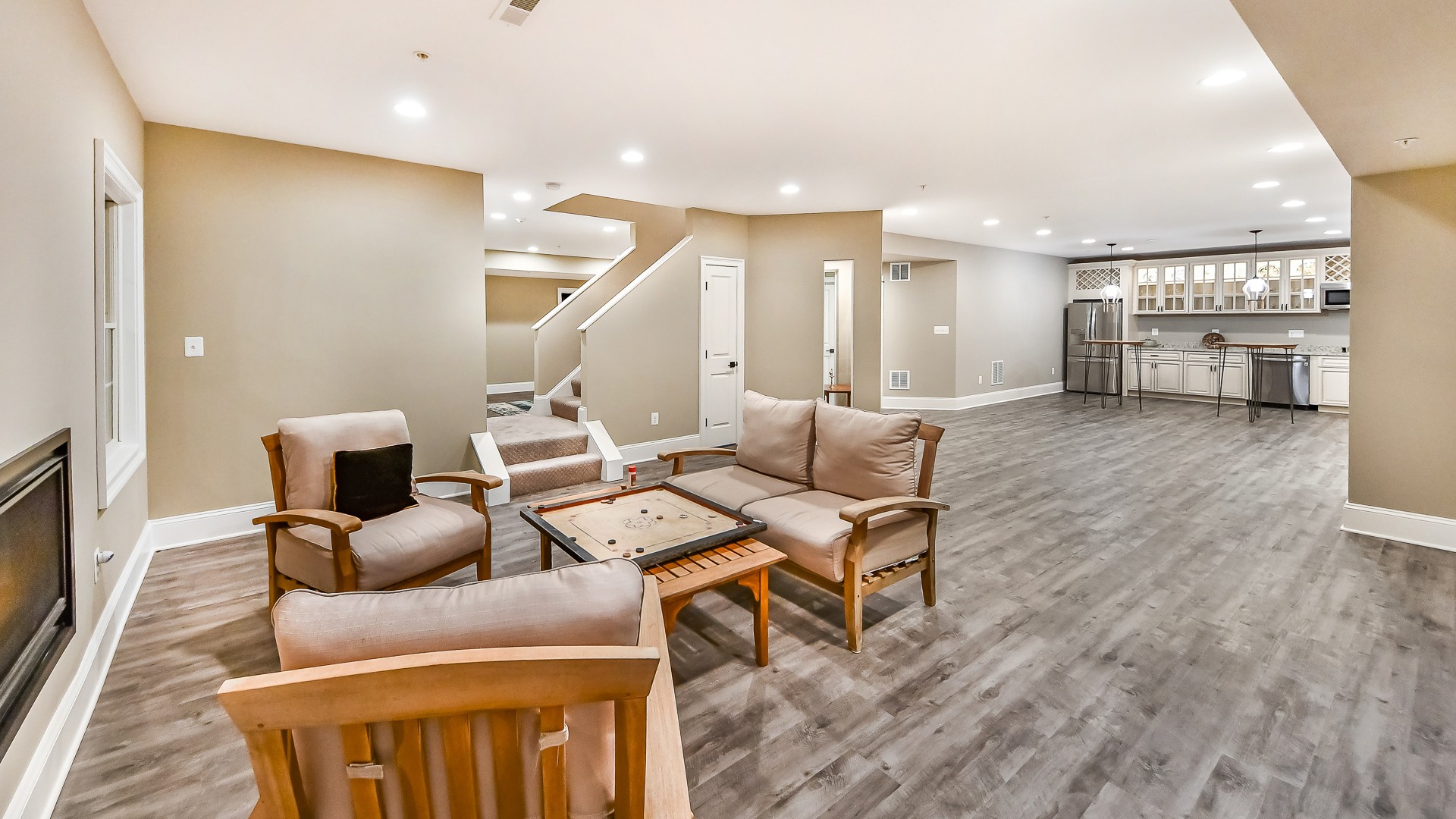 Neutral Transitional Basement With Wetbar Olney, MD