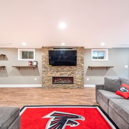 Chic Basement with Movie Theater Room, Family Room and Wet Bar, Warrenton, VA