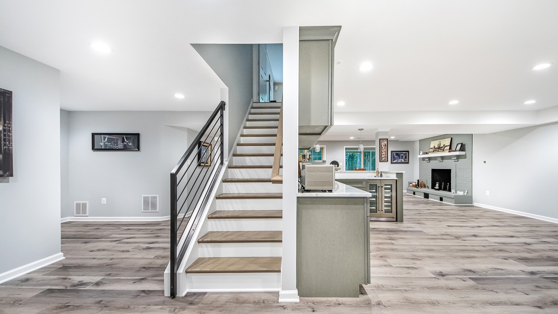 Perfect Basement Remodel for Entertaining your guests - Gaithersburg, MD 
