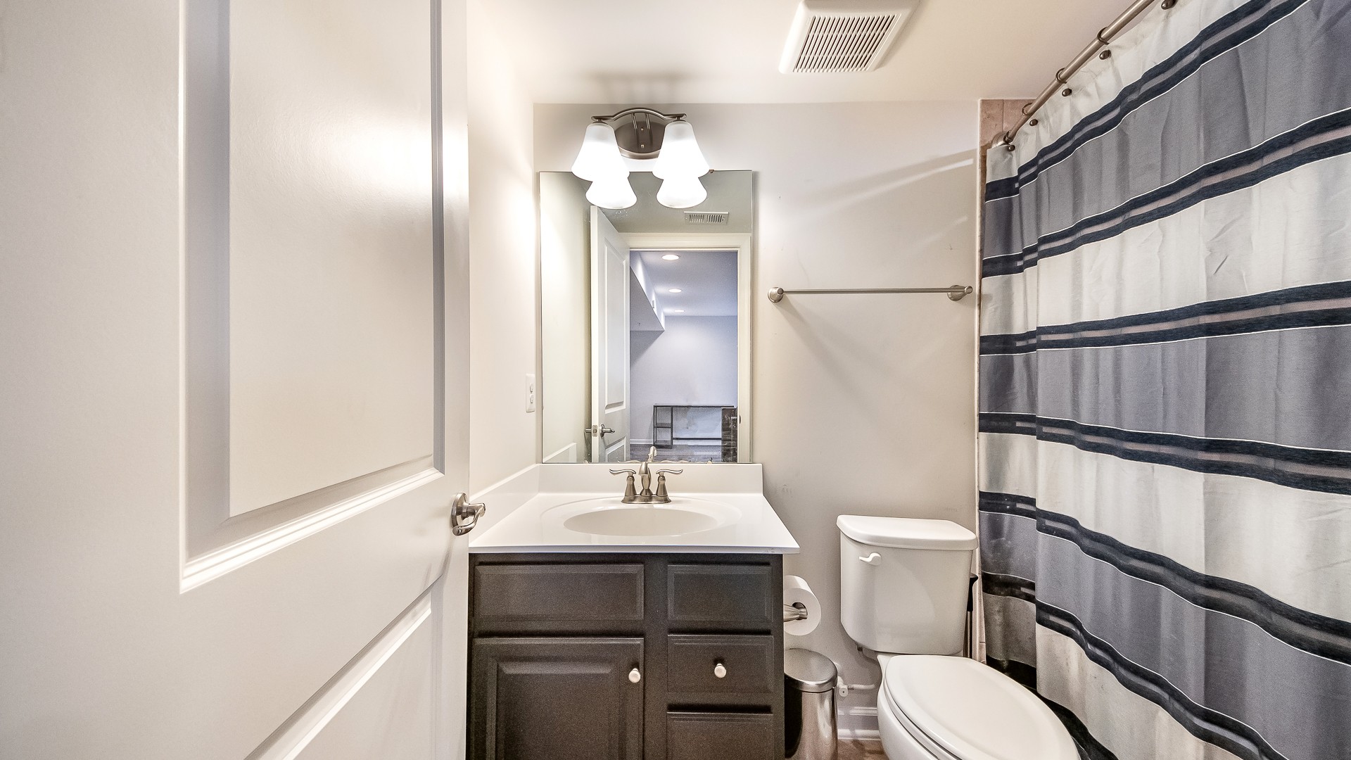 Basement Remodeling with wet-bar and new walk-out 