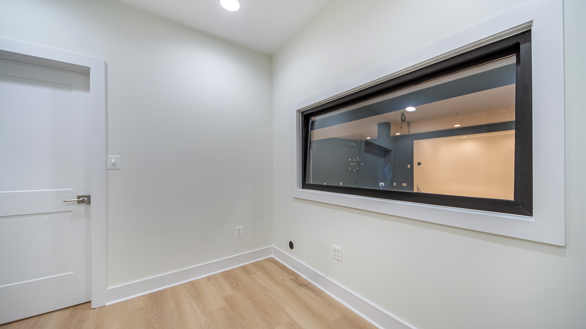 Basement remodel converted into a recording studio