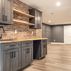 Industrial basement design and remodel, Springfield,VA