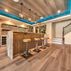 Beautiful basement remodel with a large wet bar and wine cellar 