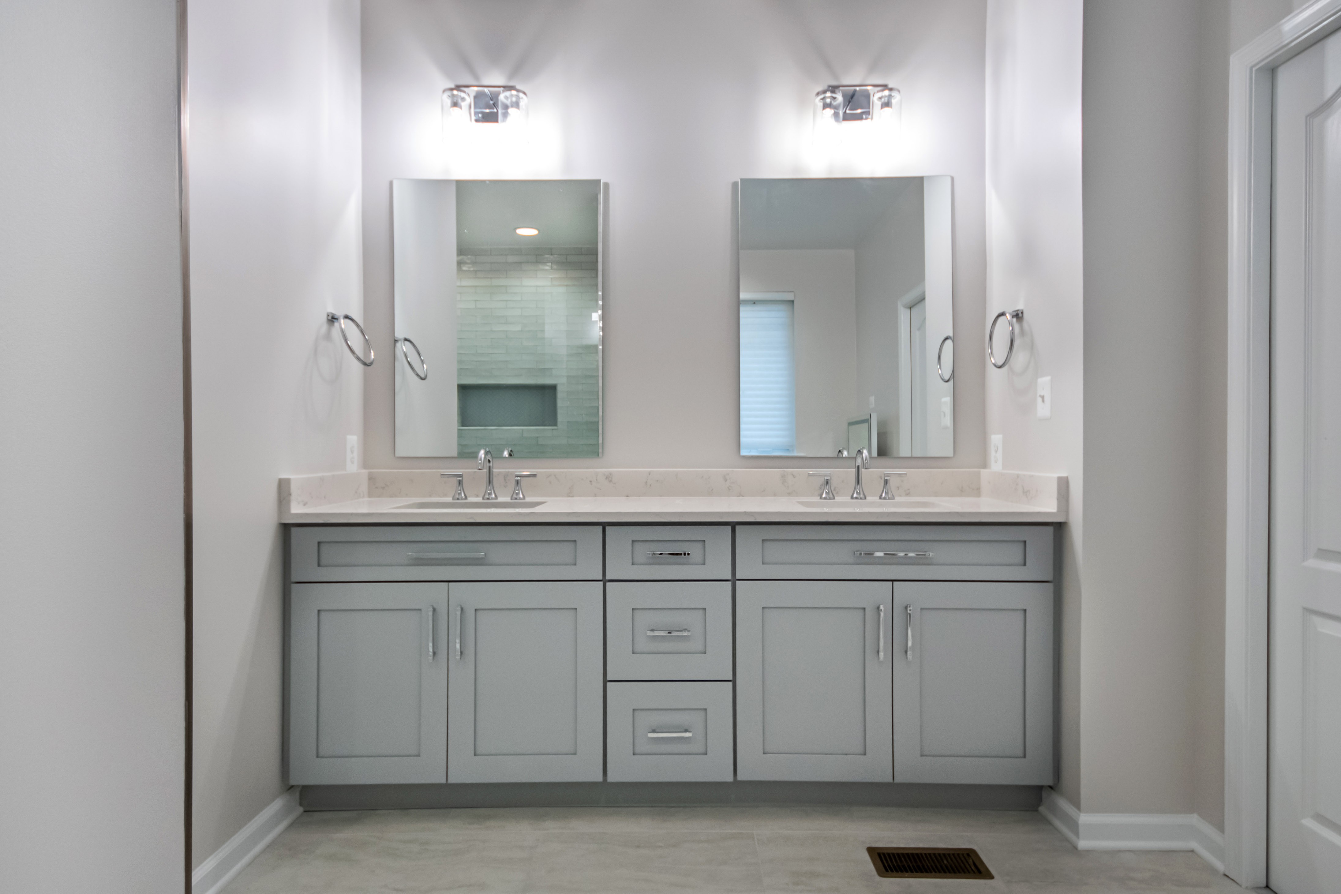 Basement finishing/remodeling with wet-bar and full bathroom