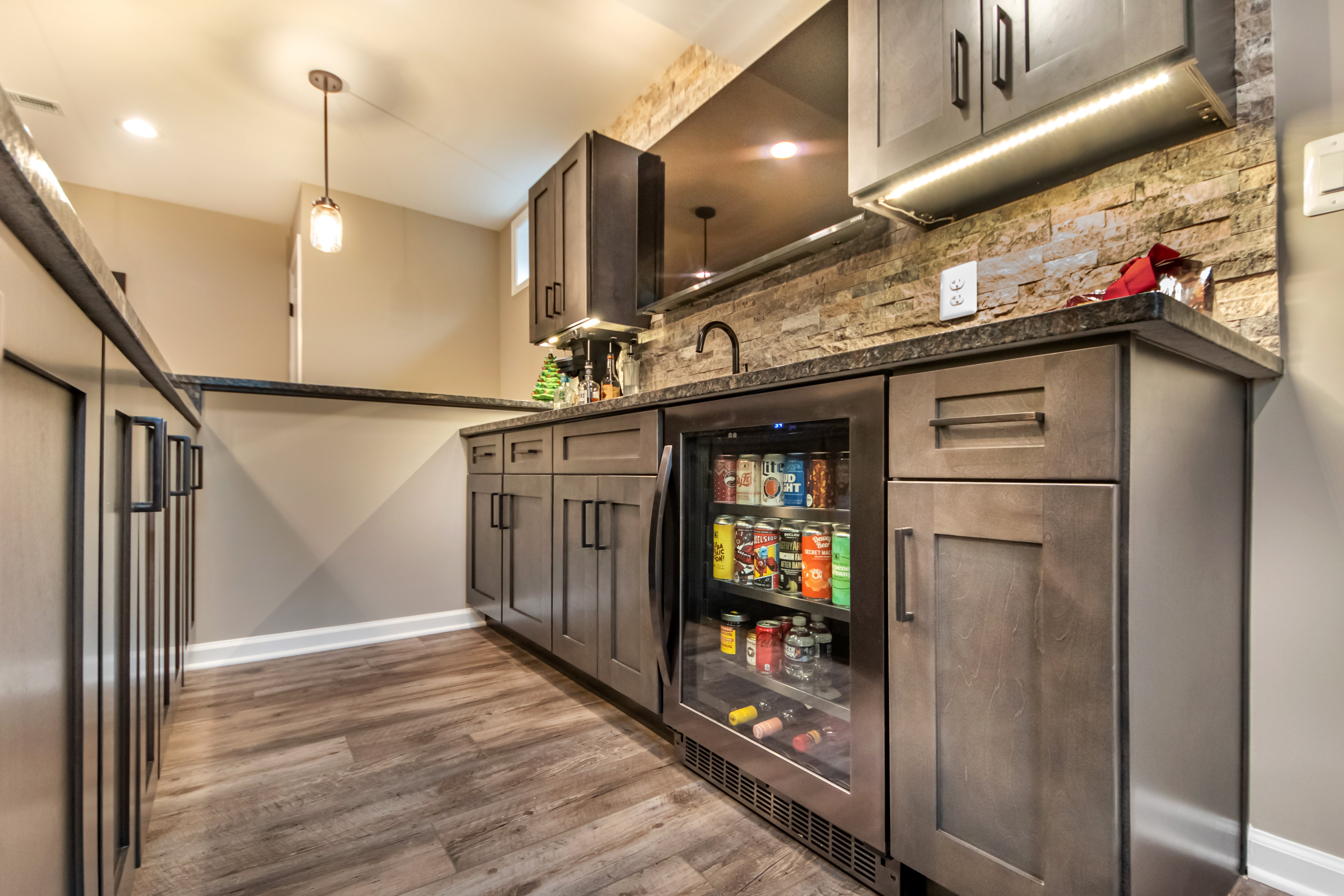 Perfect layout for a medium-size finished basement