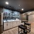 Stylish Basement Remodel with Wet Bar, Gym, and Lounge