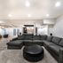 Modern Basement Remodel with Wet Bar, Fireplace, and Gym