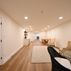 Herringbone-tiled bathroom, wet bar, bedroom and home gym, Rockville, MD