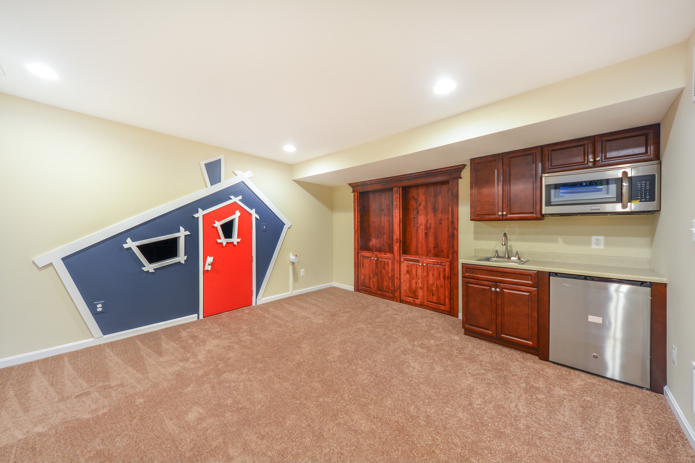 Playful Basement Renovation