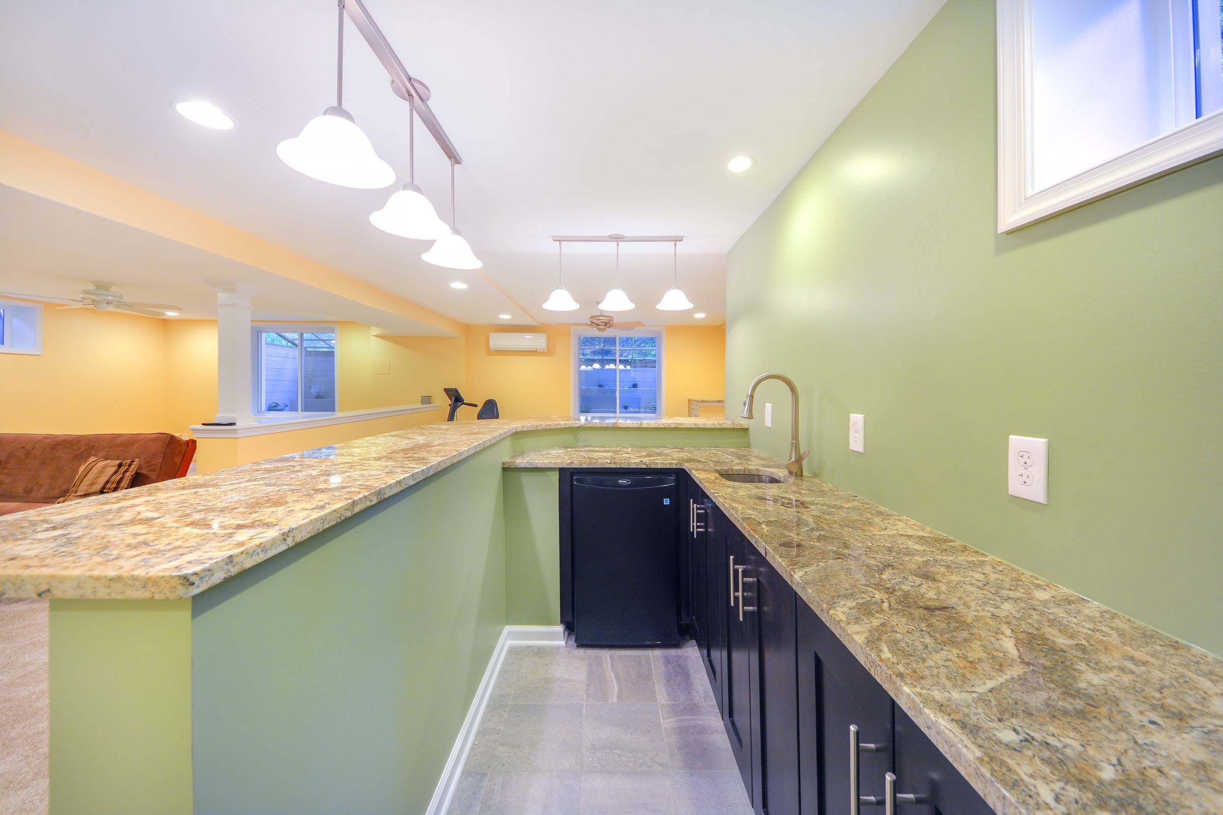 Basement Finishing / Remodeling Project, Greenbelt, Maryland Basement