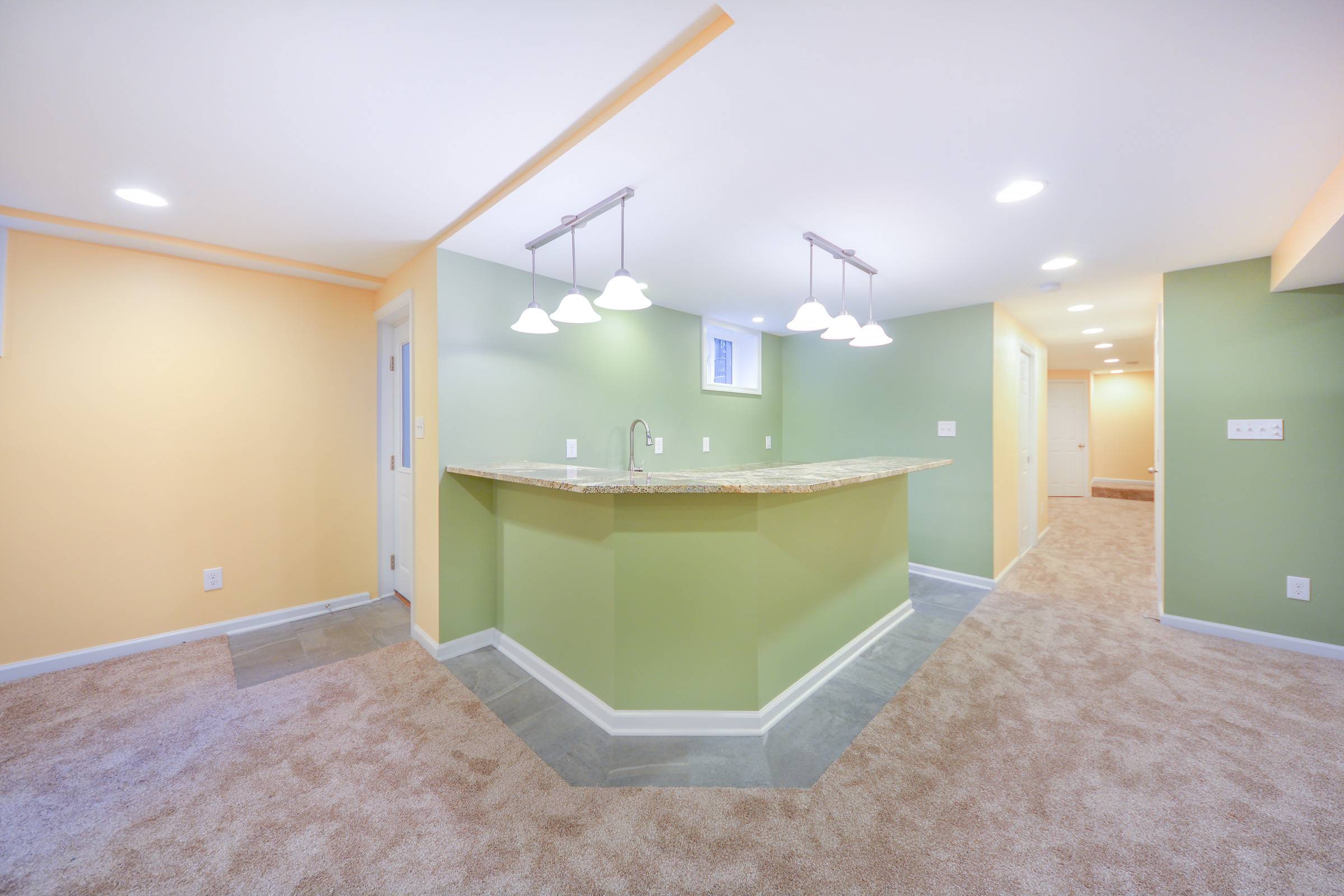Basement Finishing / Remodeling Project, Greenbelt, Maryland Basement