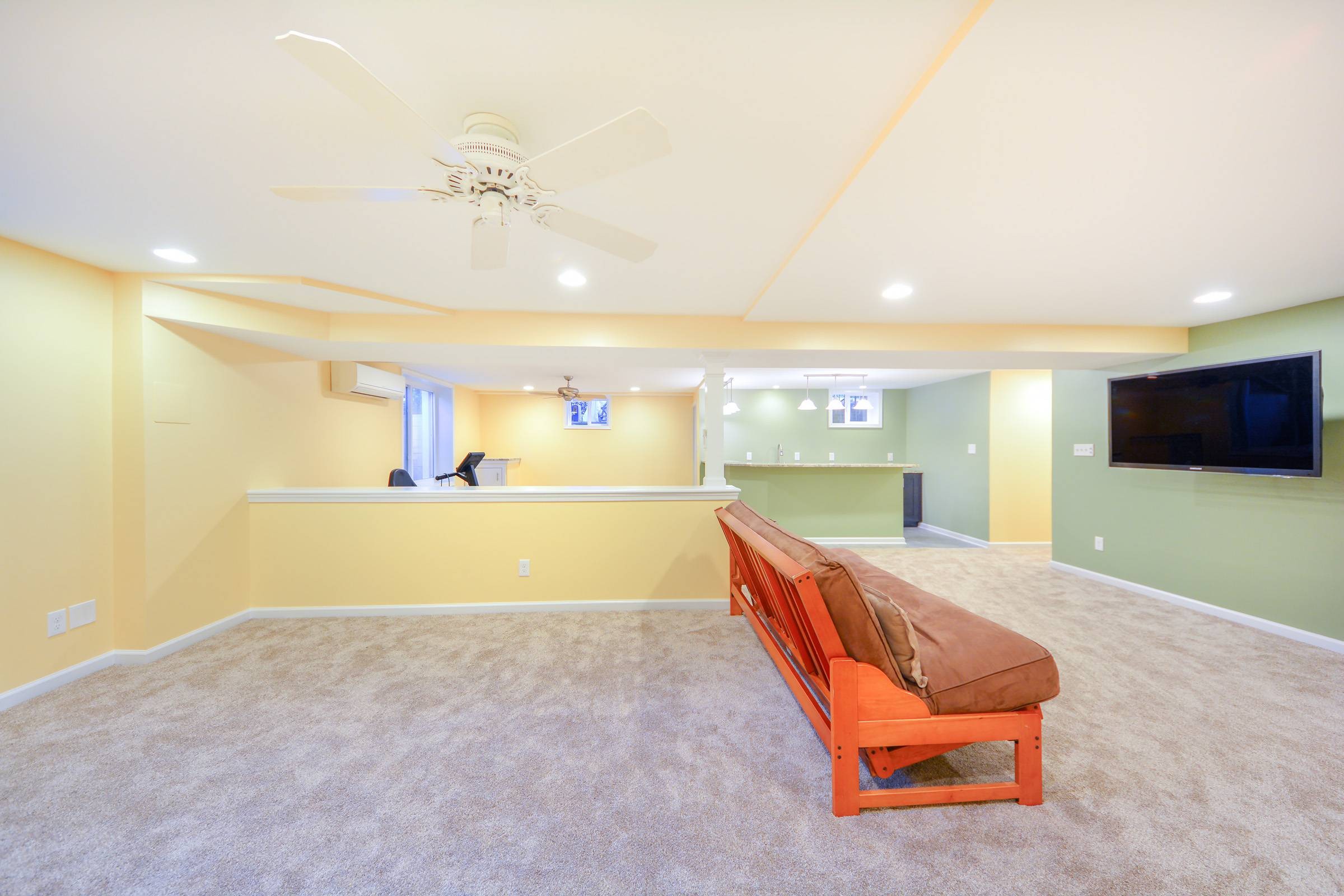 Basement Finishing / Remodeling Project, Greenbelt, Maryland Basement