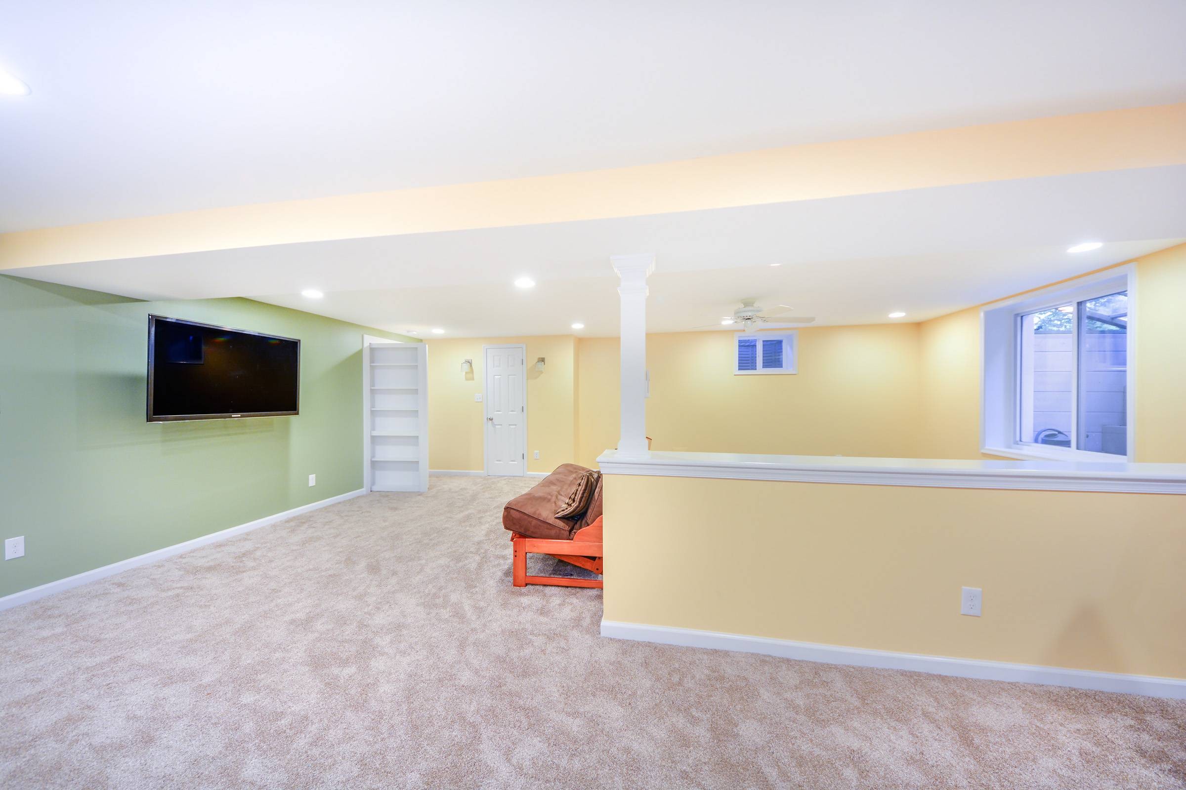 Basement Finishing / Remodeling Project, Greenbelt, Maryland Basement