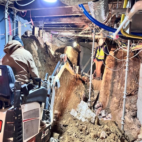 Basement Underpinning and Dig Out in Washington, DC