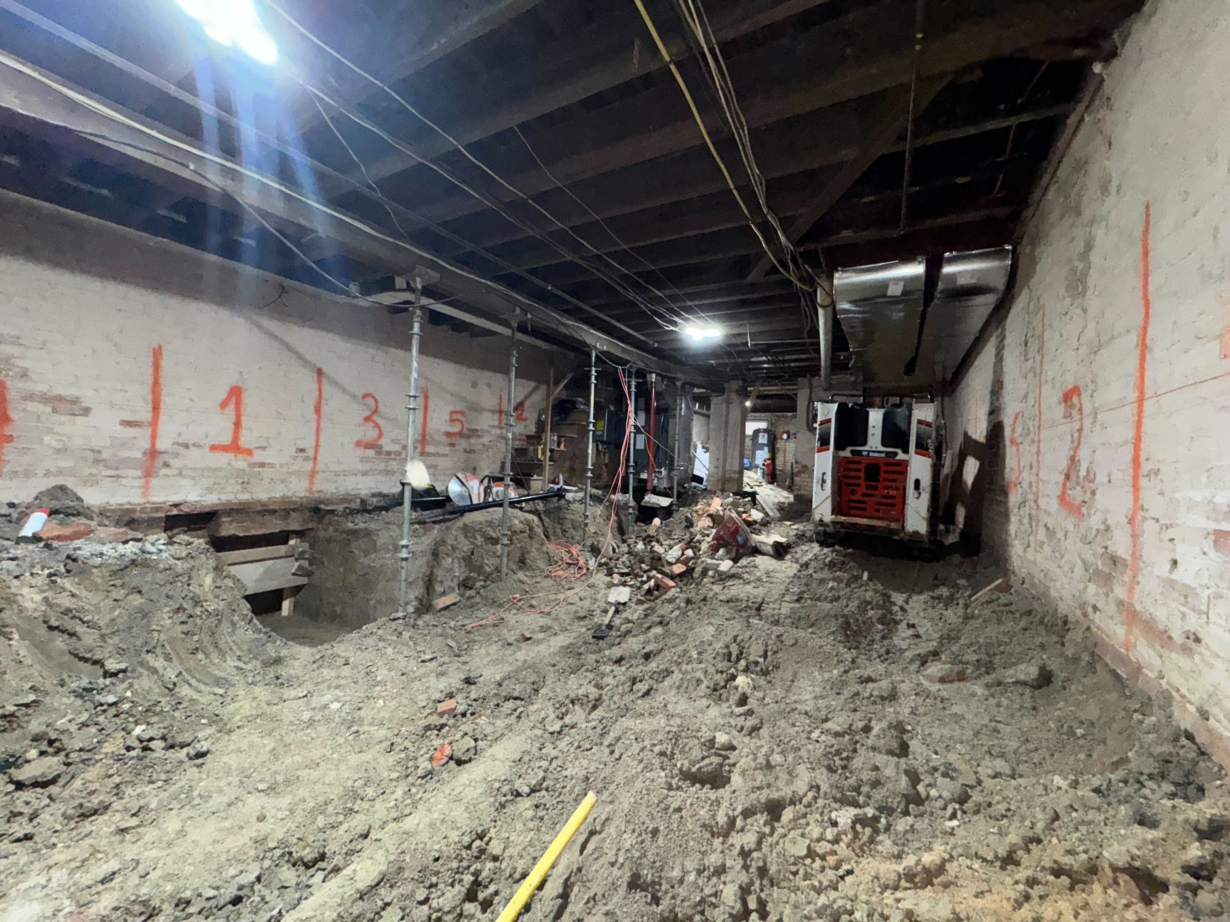 Basement Underpinning and Dig Out in Washington, DC