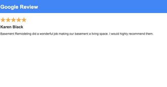 Karen Black's testimonial