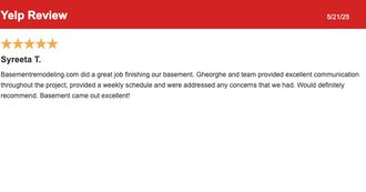 Syreeta T.'s testimonial